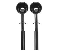 2 Pièces Cuillère Doseuse Entonnoir en Plastique Noir | Remplissage sans Éclaboussures, Réutilisable et Lavable, Mesure Précise, la Cuisine Maison, Épices
