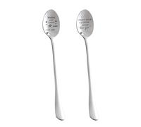 2 Pièces Cuillères À Café Amusantes, Cuillères Cadeaux D'Amitié, Cuillères Cadeaux De Couple, Cuillères À Café En Acier Inoxydable, Cadeaux Pour Copines