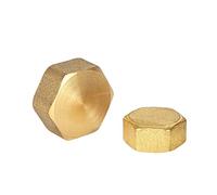 2 pièces cuivre filetage mâle laiton tuyau tête hexagonale embout bouchon raccord coupleur adaptateur SUNBING(Female Plug,3/8inch)