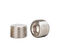 2 pièces cuivre filetage mâle laiton tuyau tête hexagonale embout bouchon raccord coupleur adaptateur SUNBING(Iron Pllug,3/4Inch)