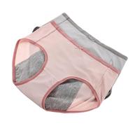 2 Pièces Culotte Menstruelle Coton Spandex Femme Taille Moyenne L | Réutilisable, Taille L, Coupe Couvrante, Usage Pendant les Règles, pour Femmes, Notes Physiologiques Couleur Aléatoire