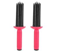 2 pièces curling roll comb, outil de coiffure de brosse à cheveux bouclés, peigne à rouleau à friser moelleux, soulever, diriger et ajouter du volume aux boucles