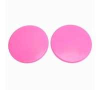 2 pièces curseurs de base pour l'entraînement disques de glisse compacts double face pour l'entraînement complet du corps Fitness équipement d'exercice à domicile rond (Rose)
