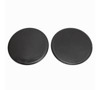 2 pièces curseurs de base pour l'entraînement disques de glisse compacts double face pour l'entraînement complet du corps Fitness équipement d'exercice à domicile rond (Noire)