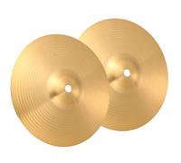 2 Pièces Cymbale de Batterie en Laiton, Remplacement Rapide | Installation Facile, 180g, pour Batteurs de Groupe, en Studio, Réparation D’instrument, Support