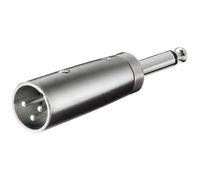 2 Pièces D'Adaptateur XLR 3-Pin Prise XLR > Prise Mono 6,35mm