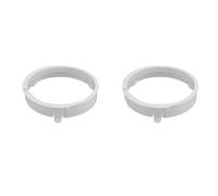 2 pièces d'adaptateurs de tuyau pour climatiseur, adaptateurs de tuyau d'évacuation, interface de canal d'évacuation d'air réglable Abs adaptateurs de tuyau d'évacuation pour fenêtre pour Midea 1,5p