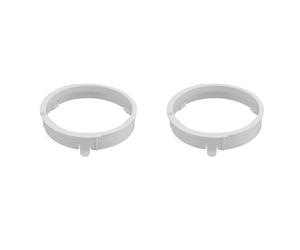 2 pièces d'adaptateurs de tuyau pour climatiseur, adaptateurs de tuyau d'évacuation, interface de canal d'évacuation d'air réglable Abs adaptateurs de tuyau d'évacuation pour fenêtre pour Midea 1,5p