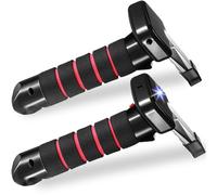 2 pièces d'aide à la montée en voiture pour personnes âgées avec lampe de poche LED,poignée d'aide à la descente en voiture compatible avec les handicapés/les femmes enceintes/les personnes obèses