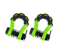 2 pièces d'anneaux en D pour Voiture,Crochet de remorquage avec Support d'anneau de moyeu,Pièces de treuil pour remorque,pour Mazda CX-5 1. Generation (KE),Green 3/4 8T One Box