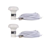 2 Pièces D'Antenne GPS HA-017 Antenne GPS Marine avec Câble de 10 Mètres Connecteur TNC Câble RF 10 M Interface TNC RG-58