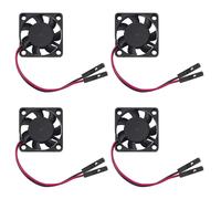 2 Pièces DC 12V Ventilateur pour Imprimante 3D 50x50x15mm,Ventilateur de Refroidissement Sans Balais avec Câble 1M, 5015 Turbo Ventilateur 2 broches pour les impressions 3D, Noir