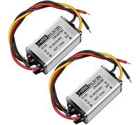 2 Pièces DC 24V à 12V Convertisseur Buck de Tension Alimentation 60W Adaptateur Réducteur Régulateur de Convertisseur pour Camion Véhicule Auto Voiture (Accepter Les Entrées DC15-40V)