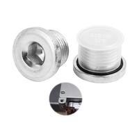 2 Pièces de 1/2 Pouces, Bouchon Obturateur en Acier Carbone, Bouchon de Fermeture pour Tuyaux, Résistant à la Corrosion et aux Températures Extrêmes, pour l'Étanchéité des Conduites d'eau et de Gaz