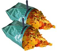 2 pièces de 53 gallons réutilisables type pelle à poussière Sacs de jardin pour la collecte des feuilles, sacs de jardin, sacs de déchets de feuilles de pelouse-piscine-jardin