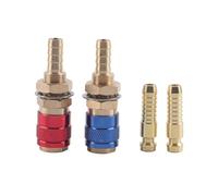 2 pièces de 8 mm pour gaz de soudure TIG et 2 pièces métalliques de 8 mm pour améliorer sa facilité d'utilisation. Matériau de qualité fabriqué à partir de laiton de haute qualité favorisant