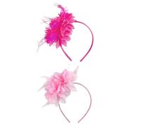 2 Pièces De Bandeaux De Plumes, Accessoires De Fête, Cadeaux Commémoratifs De Vacances, Coiffes De Performance Sur Scène, Accessoires Photo À La Mode.