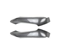 2 Pièces De Bas De Caisse Latéraux De Pare-Chocs Avant avec Spoiler Et Séparateur d'angle pour X3 X4 F25 F26 pour M-Sport 2014-2017(Carbon Fiber Look)