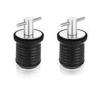 2 Pièces de Bouchon de Vidange de Bateau,Bouchon de nable à Expansion à vis pour vidange d'eau pour Bateau,Bouchon en Caoutchouc pour Trou de 23mm Accessoires Marins de Bateau
