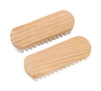 2 pièces de brosses de nettoyage pour chaussures en daim et finition mate, idéales pour bottes de neige et chaussures en crêpe, pour le net