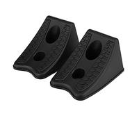 2 pièces de butées de roue en plastique pour pneus de voiture, cales de roue antidérapantes, cale de pneu robuste pour voiture, remorque et camion, bloc d’alignement de roues