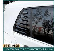2 pièces de caches de ventilation latérales arrière pour VW Golf 7 7.5 MK7 MK7.5 GTI GTD TSI TDI R R-Line 2013-2020 Kits carrosserie Gloss Black