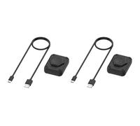 2 pièces de Chargeur de Remplacement pour Google Pixel Watch 3/2/Ftbit Ace LTE, Accessoires de Rechange avec câble, Station de Charge Portable, Support de Station d'accueil, Dock Chargement