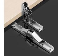 2 pièces de charnières de trappe, portes cachées, charnières de piano, portes d'armoires pliantes, portes d'armoires, charnières de support à clapet