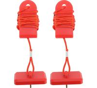 2 PIÈCES de clé de sécurité du tapis roulant Bouton d'arrêt d'urgence Exercice de la machine de course Clé de verrouillage de sécurité pour la plupart des tapis roulants