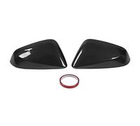 2 pièces de coques de rétroviseurs latéraux en fibre de carbone sèche, garniture de couverture de rétroviseur pour RX350, RX450H, NX200, NX300, RHD, coque de rétroviseur aile