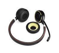 ()2 pièces de coussinets d'oreille de remplacement pour casque Jabra Evolve 20 20Se 30 30II 40 65 coussin
