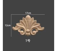 2 pièces de figurines en bois sculpté floral naturel,artisanat d'Auckland,appliques d'angle,cadre,décoration murale,porte,meubles,calcul,voiture mise en ?uvre illimitée - Type thickness 1cm #E