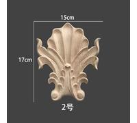 2 pièces de figurines en bois sculpté floral naturel,artisanat d'Auckland,appliques d'angle,cadre,décoration murale,porte,meubles,calcul,voiture mise en ?uvre illimitée - Type thickness 1cm #D