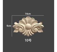 2 pièces de figurines en bois sculpté floral naturel,artisanat d'Auckland,appliques d'angle,cadre,décoration murale,porte,meubles,calcul,voiture mise en ?uvre illimitée - Type thickness 1cm #F