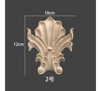 2 pièces de figurines en bois sculpté floral naturel,artisanat d'Auckland,appliques d'angle,cadre,décoration murale,porte,meubles,calcul,voiture mise en ?uvre illimitée - Type thickness 1cm #C