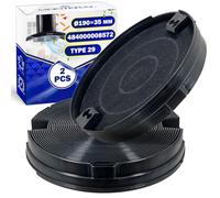 2 Pièces de Filtres à Charbon Type 29 Ø 190x35 mm pour Hotte de Cuisine avec Code Original 484000008572 pour Whirlpool pour Aeg - MONTERAL