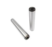 2 pièces de goupille de positionnement conique en acier 45# avec une conicité de 1:50 et un filetage intérieur M6, diamètre de l'extrémité petite 10mm, longueur 70mm, 10x70mm-M6