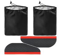 2 Pièces De Housses De Rétroviseur, 1 Paire De Pare-Pluie, Housse De Pluie Pour Rétroviseur De Voiture, Housse De Protection Pour Rétroviseur, Accessoires Pour Rétroviseur De Voiture