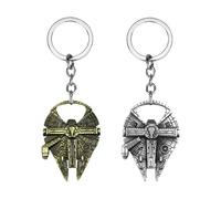 2 Pièces De La Fédération Key Spaceship, Porte-Clés Personnalisé, Remorque en Métal, Ouvre-Bouteille Créatif, Cadeau Drôle.