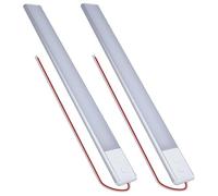 2 pièces de lampes LED pour camping-car, lampe LED 12V pour camping-car avec interrupteur, bande LED de camping-car à intensité variable, lampe de toit de voiture pour caravane, camping-car, camion
