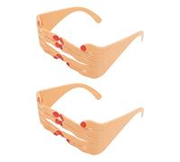 2 Pièces De Lunettes En Forme De Main, Lunettes De Fête Amusantes, Lunettes Jouets Personnalisées Créatives, Lunettes Accessoires Photo, Lunettes À La Mode Et Originales Pour Hommes Et Femmes