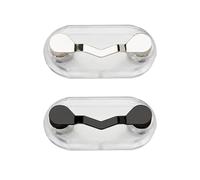 2 Pièces De Montures De Lunettes Magnétiques, Porte-Lunettes, Pince à Lunettes Magnétique, Porte-Lunettes, Porte-Lunettes En Acier Inoxydable, Broche Magnétique, Convient à Tous Les Vêtements