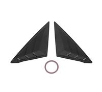 2 pièces de persiennes pour vitres arrière gauche et droite, cache-soleil à évent latéral noir brillant pour 11e génération berline 2022, stores à persiennes en ABS