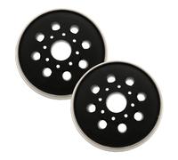 2 pièces de plaque abrassive 125 mm avec support Velcro pour Bosch, plaque abrassive 125 mm avec Velcro pour Bosch PEX 220 A, GEX 125-1 AE, PEX 220 AE, Skil 7402/7490