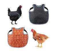 2 pièces de protection pour vêtements de volaille, conception solide et résistante à l ' eau, minimise les blessures par picage sans séparation des poules, équipement de Protection pour poulet