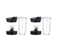 2 Pièces De Rechange for Mélangeur, Lame D'extraction À 7 Ailettes, Tasse De 24Oz, Compatible Avec Nutri Ninja, Auto IQ BN801 SS101 BL480-30