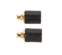 2 Pièces de Remplacement D'adaptateur de Câble MMCX, Câble MMCX connecté au Casque Femelle MMCX pour IE300 IE600 IE900 N30 N40 N5005 (Noir)
