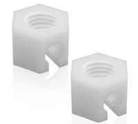 2 pièces de remplacement de mère compatible avec SodaStream Crystal 1.0 et 2.0, pièce de rechange pour bouchon de vis en blanc, pour raccord de tuyau CO2, compatible avec différents modèles et bouteil