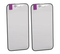 2 Pièces de Remplacement D'écran en Verre de Lentille Extérieure Avant, Couvercle en Verre D'écran d'origine avec Kit D'outils de Réparation pour Téléphone iOS 15, Ajustement et