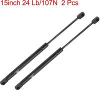 2 pièces de ressorts à gaz 107N 24Lb amortisseurs à gaz amortisseurs à gaz hayon 38cm ressorts de compression charnière lève-porte